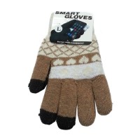 Перчатки Beewin кашемировые для емкостных дисплеев (Brown) Size L