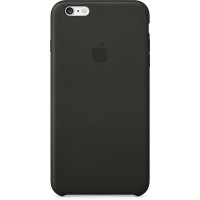 Кожаный чехол Leather Case (MGQX2ZM/A) для iPhone 6 Plus/6S Plus Black (Черный)