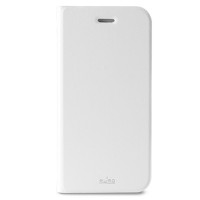 Кожаный чехол Puro для iPhone 6 Plus/6S Plus Eco-leather Cover White (Белый)