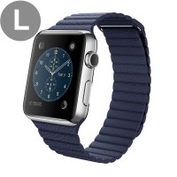 Apple Watch 42mm with Leather Loop Bright Blue (Синий кожаный ремешок) L MJ462