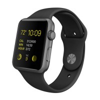 Apple Watch Sport 42mm with Sport Band Black (Черный) MJ3T2