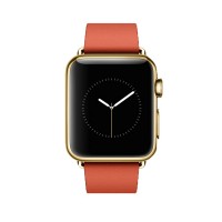 Apple Watch Edition 38mm 18-karat Yellow Gold Case with Bright Red Modern Buckle