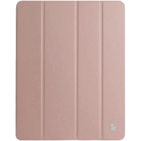 JisonCase для iPad 3/4 Smart Leather Case Pink